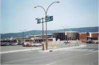 The airport of Kelowna is located about 10km from the centre of on Hwy. 97 direction to Vernon.